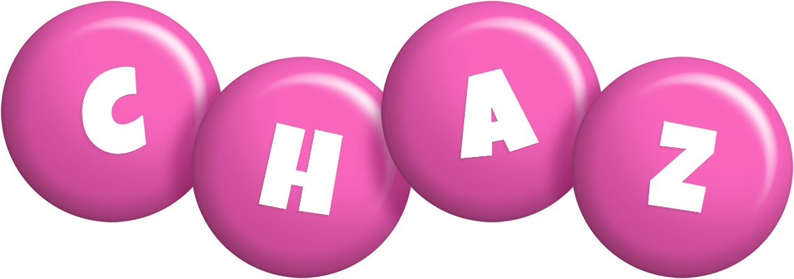 Chaz candy-pink logo