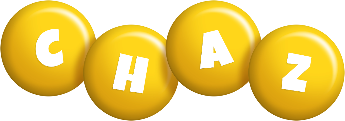 Chaz candy-yellow logo