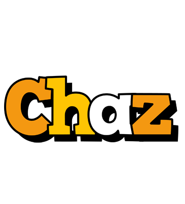 Chaz cartoon logo