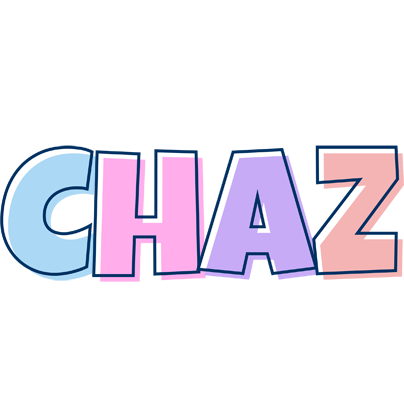 Chaz pastel logo