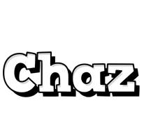 Chaz snowing logo