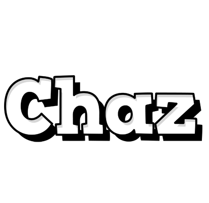 Chaz snowing logo