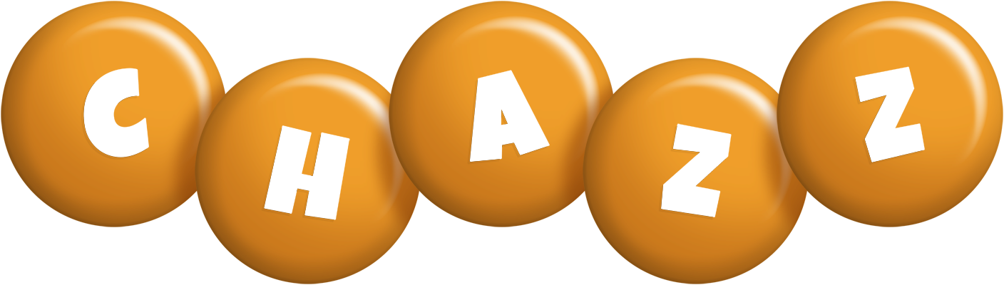 Chazz candy-orange logo
