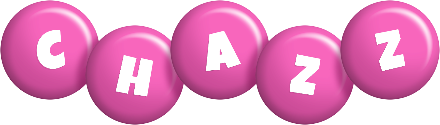 Chazz candy-pink logo