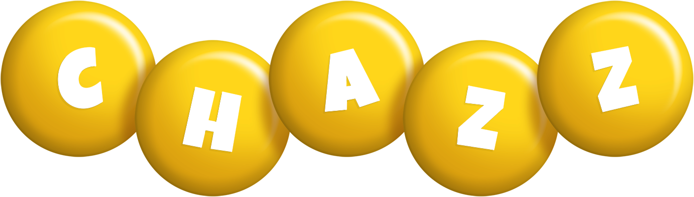 Chazz candy-yellow logo