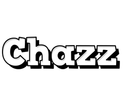 Chazz snowing logo