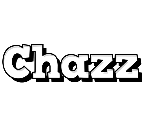 Chazz snowing logo