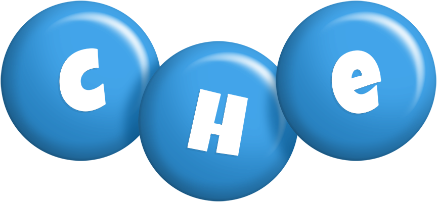 Che candy-blue logo
