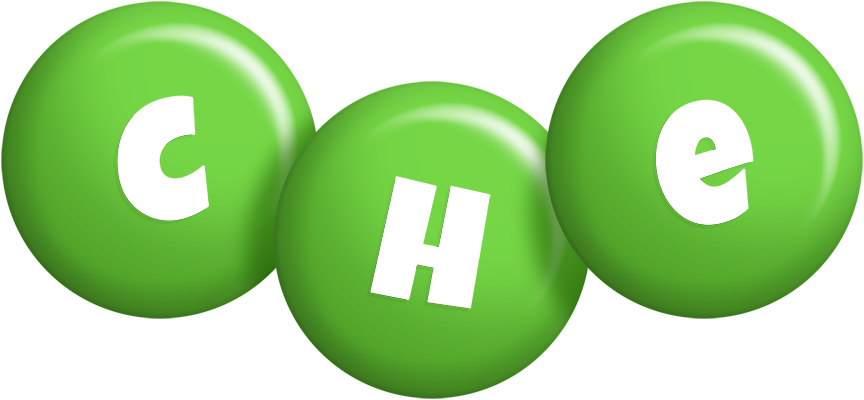 Che candy-green logo