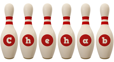 Chehab bowling-pin logo