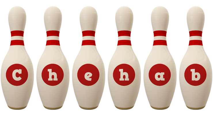 Chehab bowling-pin logo
