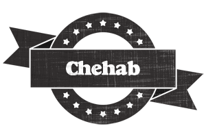 Chehab grunge logo