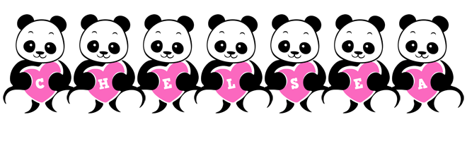 Chelsea love-panda logo