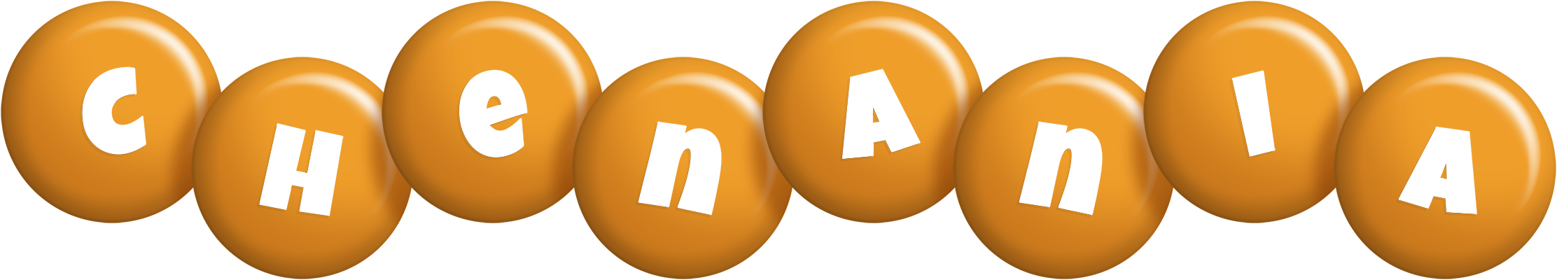 Chenania candy-orange logo