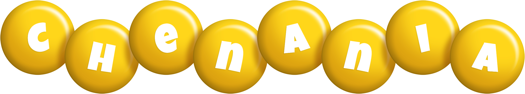 Chenania candy-yellow logo