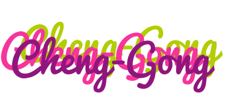 Cheng-Gong flowers logo