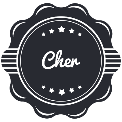 Cher badge logo
