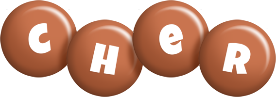 Cher candy-brown logo