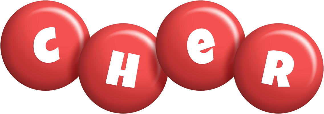 Cher candy-red logo