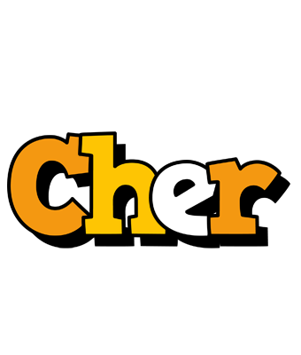 Cher cartoon logo
