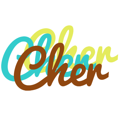 Cher cupcake logo