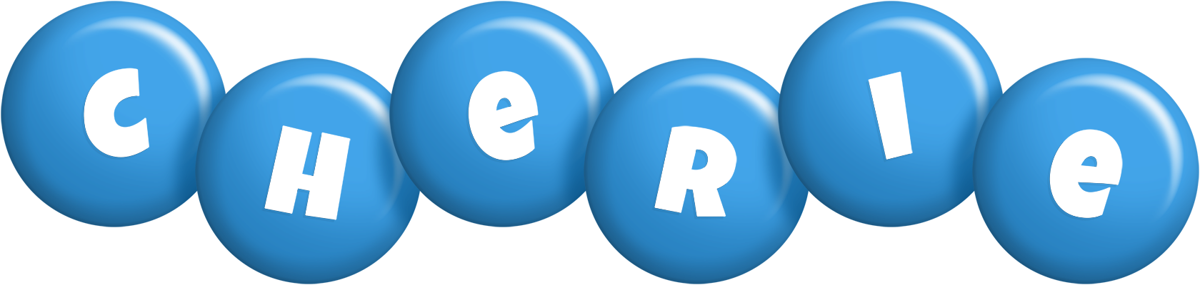 Cherie candy-blue logo
