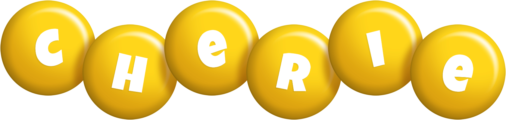 Cherie candy-yellow logo