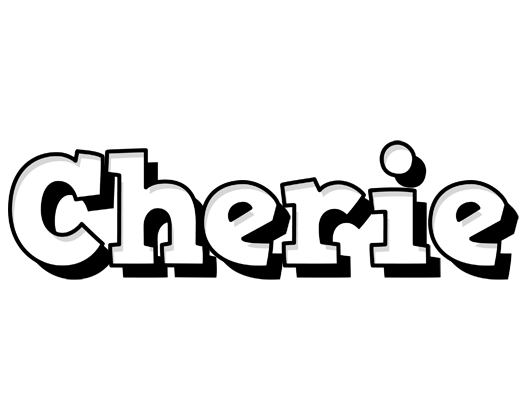 Cherie snowing logo