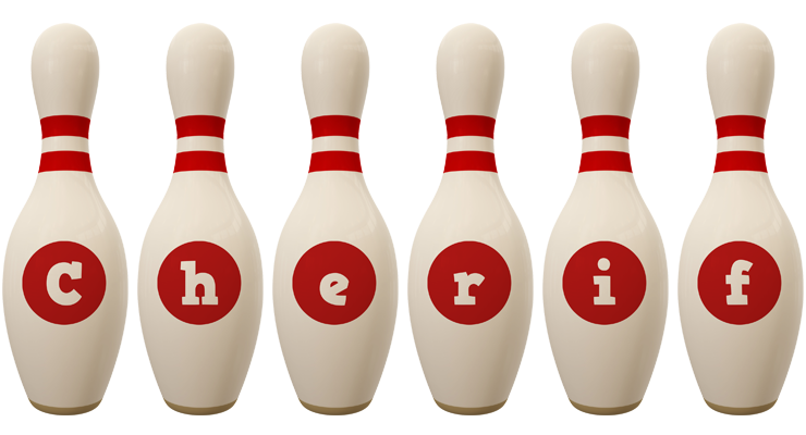 Cherif bowling-pin logo