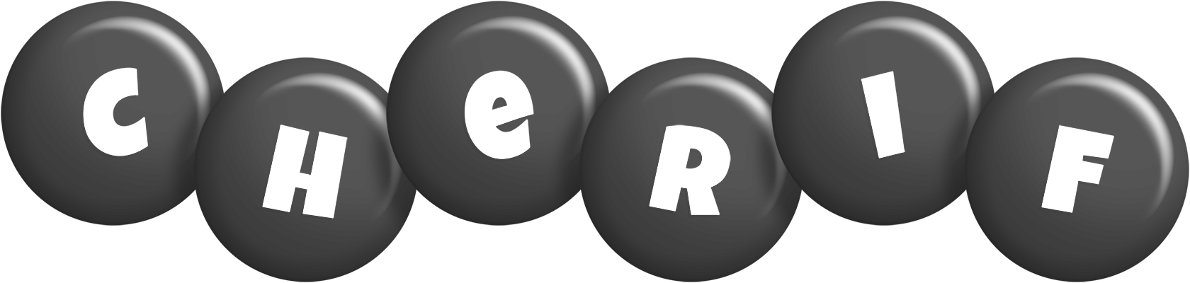 Cherif candy-black logo