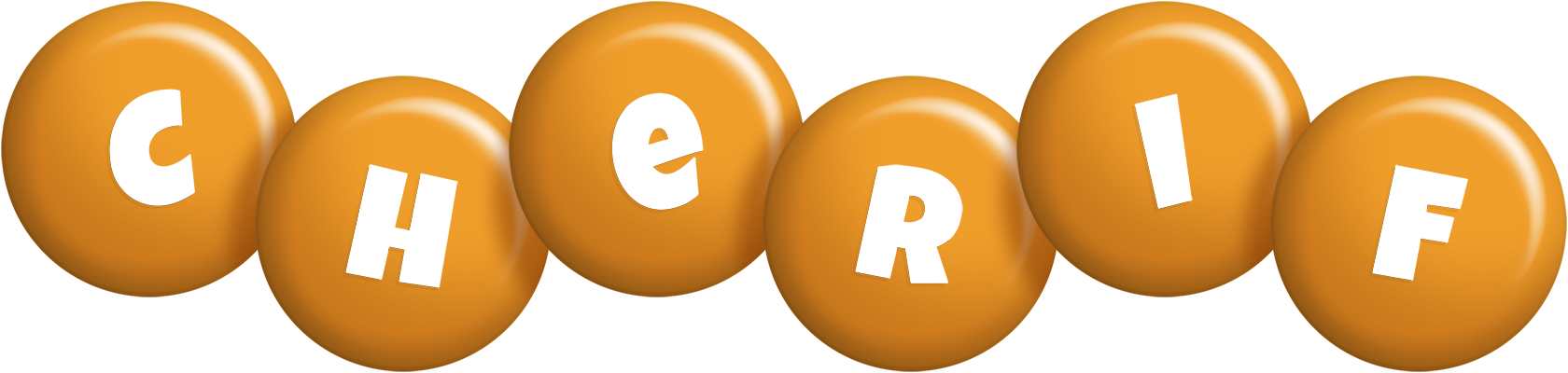 Cherif candy-orange logo