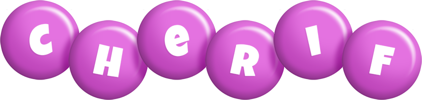 Cherif candy-purple logo