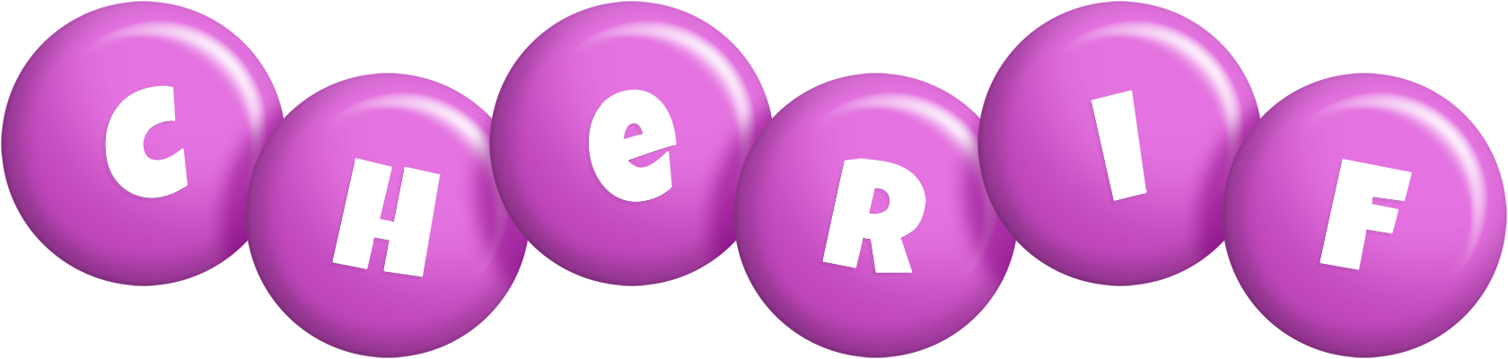 Cherif candy-purple logo