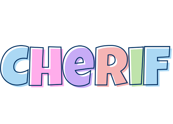 Cherif pastel logo