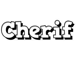 Cherif snowing logo