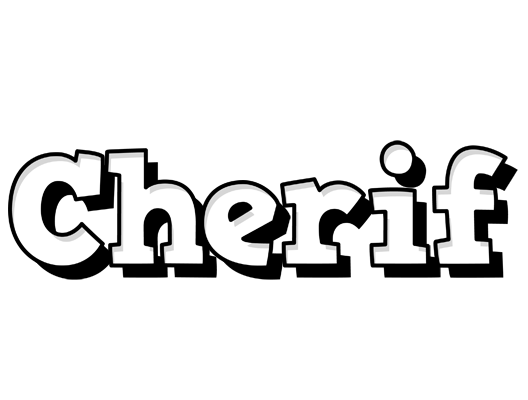 Cherif snowing logo