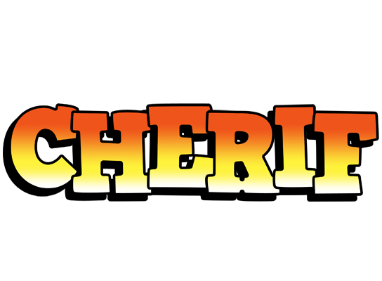 Cherif sunset logo