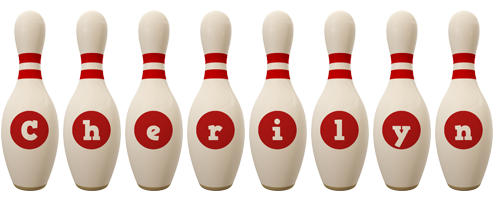 Cherilyn bowling-pin logo