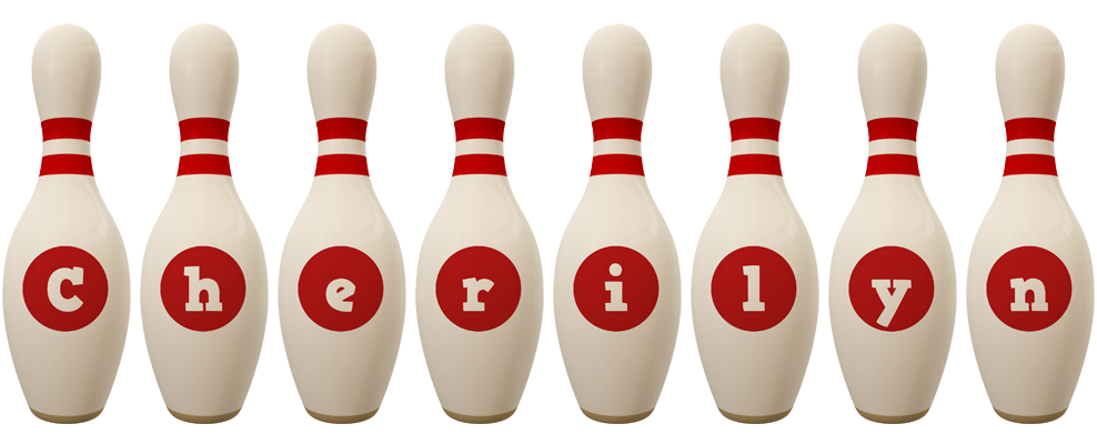 Cherilyn bowling-pin logo
