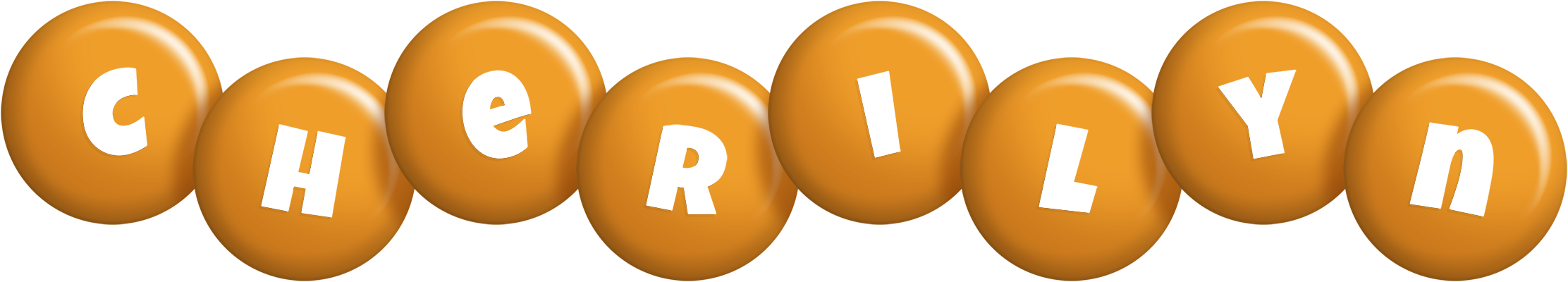 Cherilyn candy-orange logo