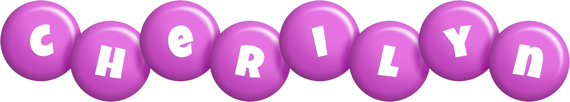 Cherilyn candy-purple logo