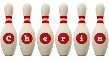 Cherin bowling-pin logo