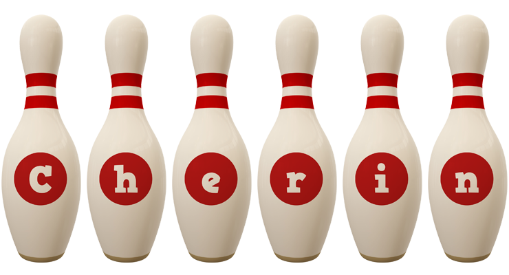 Cherin bowling-pin logo