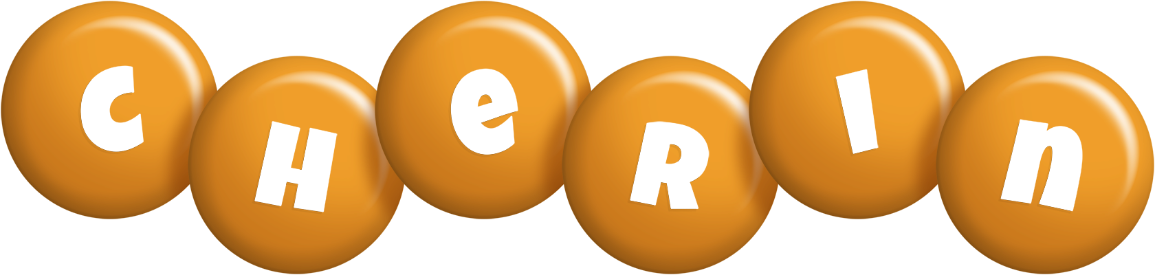 Cherin candy-orange logo