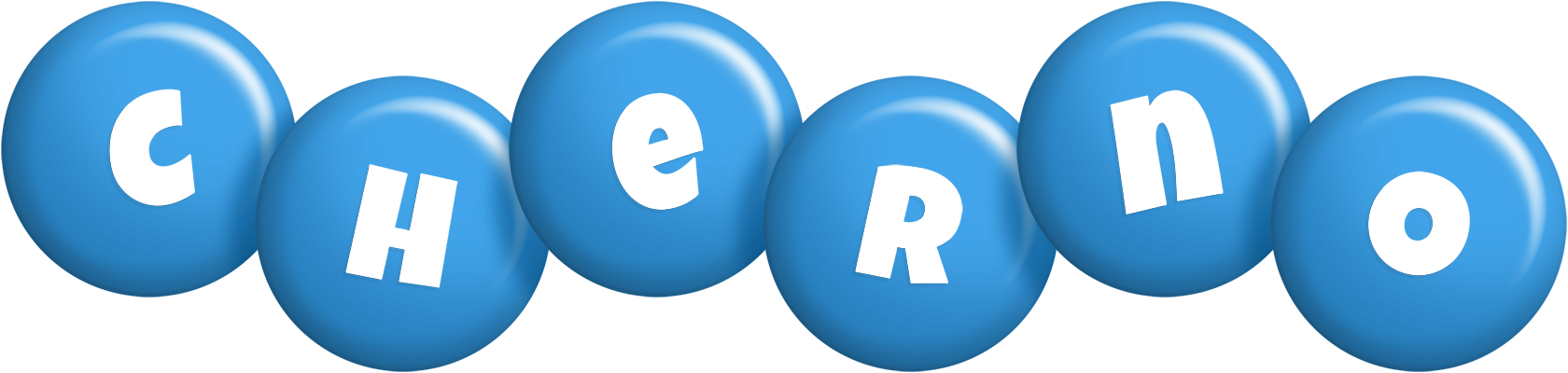 Cherno candy-blue logo