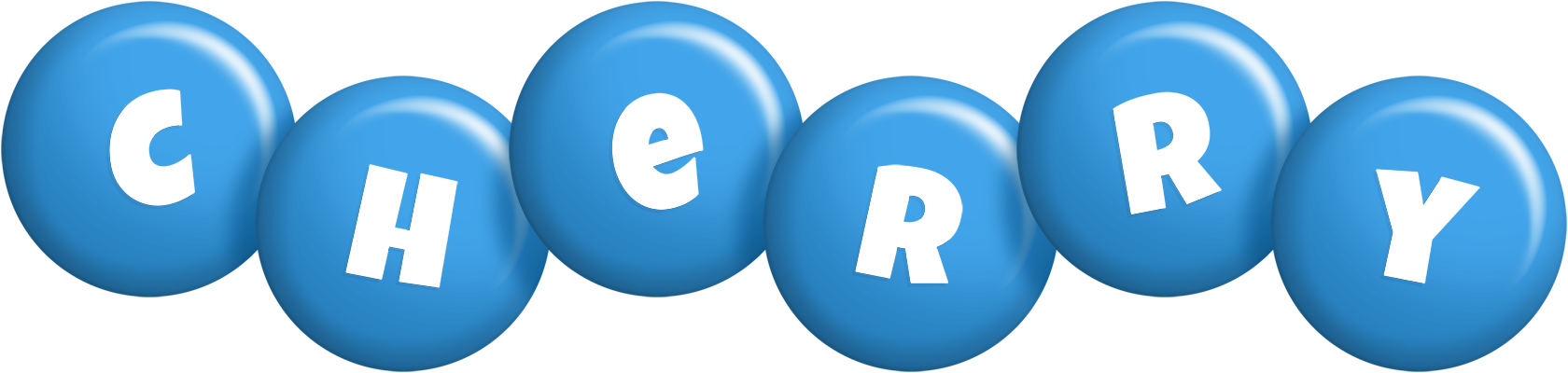 Cherry candy-blue logo