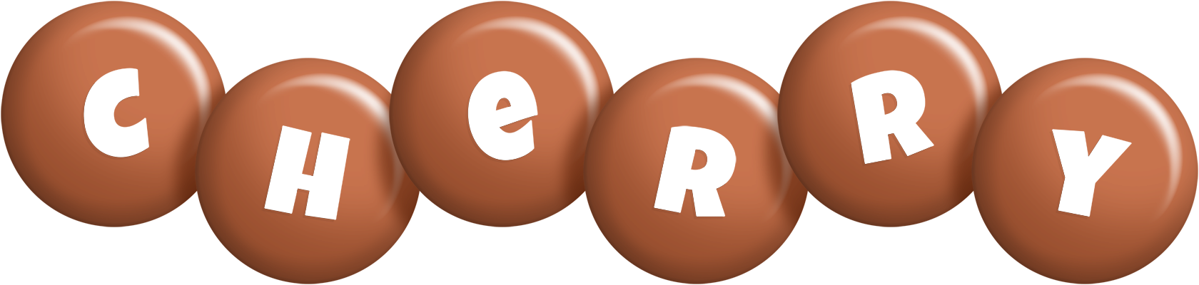 Cherry candy-brown logo
