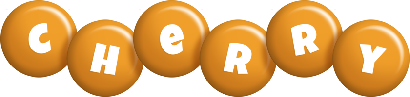 Cherry candy-orange logo