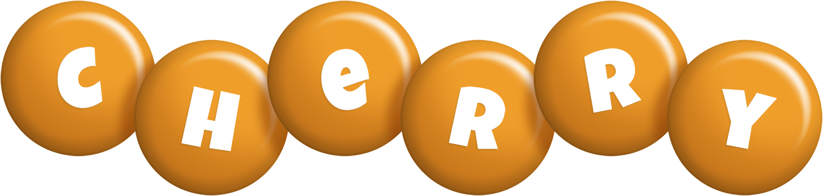 Cherry candy-orange logo