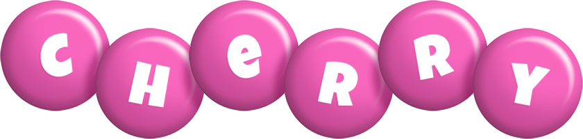 Cherry candy-pink logo